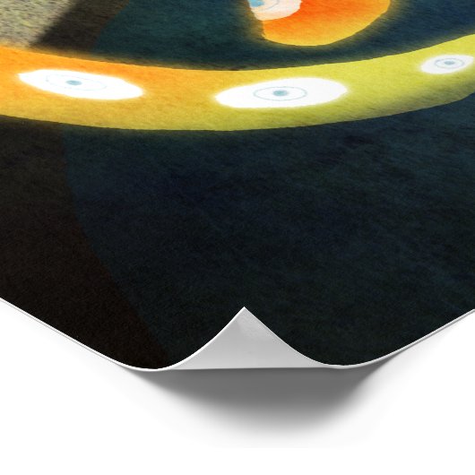 Een beetje meer kunstcanvas vasthouden poster (Hoek)