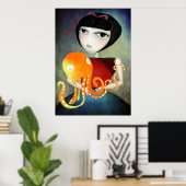 Een beetje meer kunstcanvas vasthouden poster (Thuiskantoor)