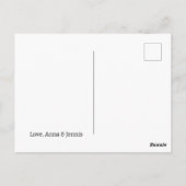 Een beetje meer liefde voor geslachtsneutrale zwan briefkaart (Achterkant)