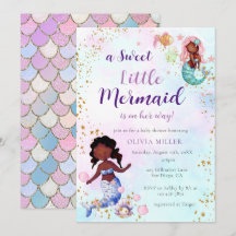 Een beetje Mermaid African American Baby shower