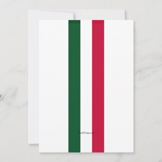 Een beetje Mexico-uitnodiging Kaart (Achterkant)