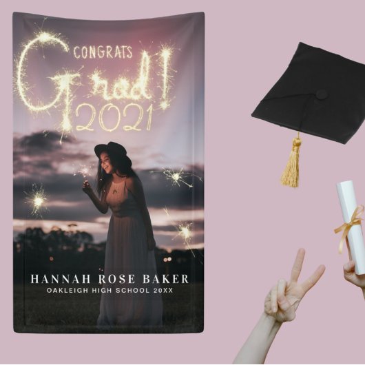 Een beetje | Moderne foto van Afstuderen 2023 Spandoek