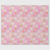 Een beetje moderne, soort retro tinten van roze ci cadeaupapier (Vlak)