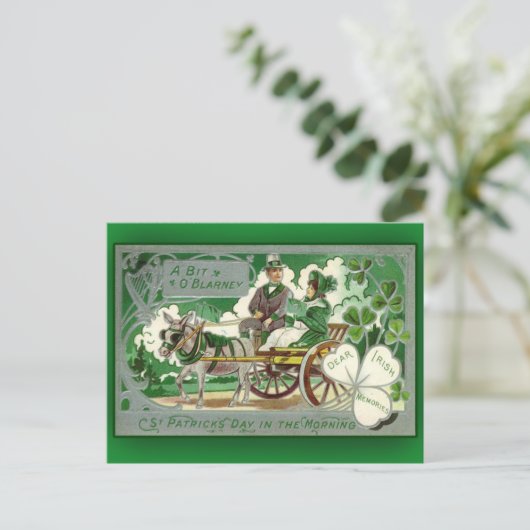 Een beetje O' Blarney St. Patrick's Day Kaarten (Staand voorkant)