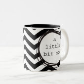 Een beetje OCD Tweekleurige Koffiemok (Voorkant rechts)