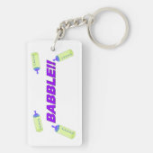 Een beetje of veel sleutelhanger (achterkant)