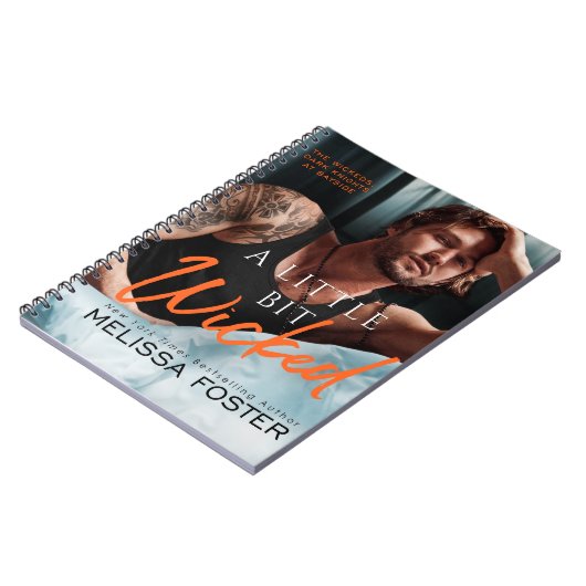 Een beetje ondeugend 6.5" x 8.75" spiraalnotitiebo notitieboek (Linkerzijde)