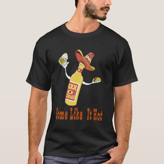 Een beetje opwindend Mexicaans voedsel T Shirt (Voorkant)