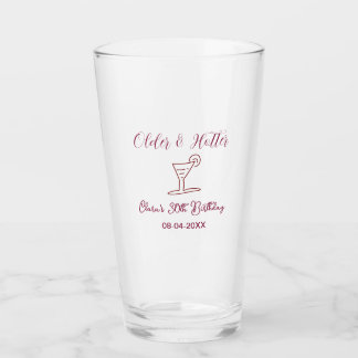 een beetje ouder 30e verjaardag glas bruin trendy
