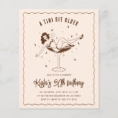 Een beetje ouder budget verjaardagsfeestje uitnodi (Voorkant)