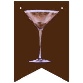 Een beetje ouder, chocolade Martini verjaardagsfee Vlaggetjes (Tweede vlag)