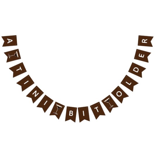 Een beetje ouder, Espresso Martini verjaardagsfees Vlaggetjes (Alle)