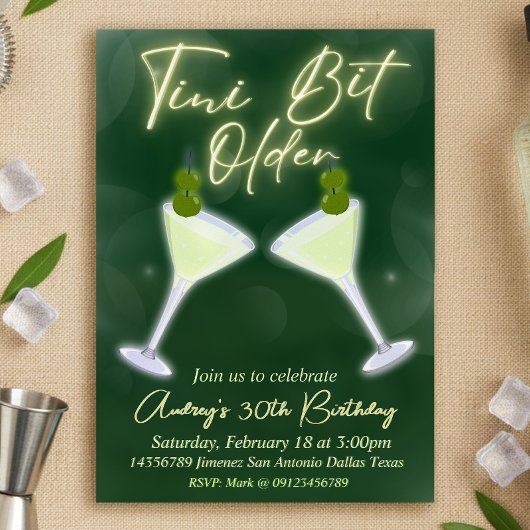 Een beetje ouder - Martini Kaart