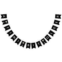 Een beetje ouder, Martini thema verjaardagsfeestje Vlaggetjes