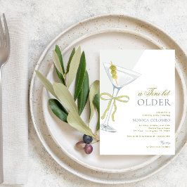 Een beetje ouder Olive Martini verjaardagsfeestje Kaart