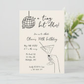 Een beetje oudere Disco Ball verjaardag Kaart (Staand voorkant)