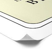 Een beetje oudere Martini Olive Verjaardag Welkom Poster (Hoek)