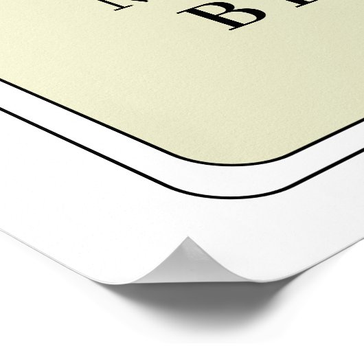 Een beetje oudere Martini Olive Verjaardag Welkom Poster (Hoek)