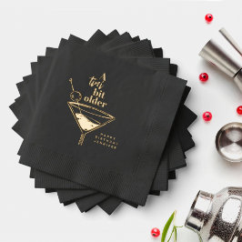 Een beetje oudere Martini verjaardagsfeestje serve Folie Servetten