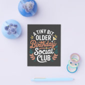 Een beetje oudere verjaardagsclub flyer (Enkel)