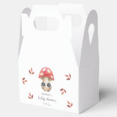 Een beetje paddenstoel is op weg - Baby shower Bedankdoosjes (Geopend)