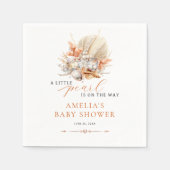 Een beetje Pearl Coastal Pearl Baby shower servett Servet (Voorkant)