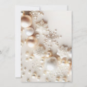 Een beetje Pearl Neutral Baby shower Kaart (Achterkant)