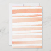 Een beetje perziken is op weg naar uitnodiging (Achterkant)