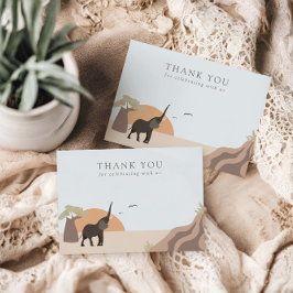 Een beetje pinda | Boho Oerwoud Safari Bedankkaart