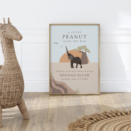 Een beetje pinda | Boho Safari Desert Baby shower Poster