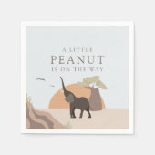 Een beetje pinda | Boho Safari Desert Baby shower Servet (Voorkant)