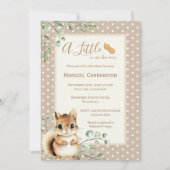 Een beetje pinda dierneutraal Baby shower Kaart (Voorkant)