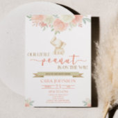 Een beetje pinda mam Baby olifant Baby shower Kaart