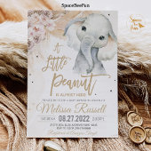 Een beetje pinda olifant baby shower Boho Safari Kaart