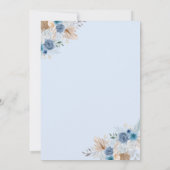 Een beetje pinda olifant Boho Boy Baby shower Kaart (Achterkant)