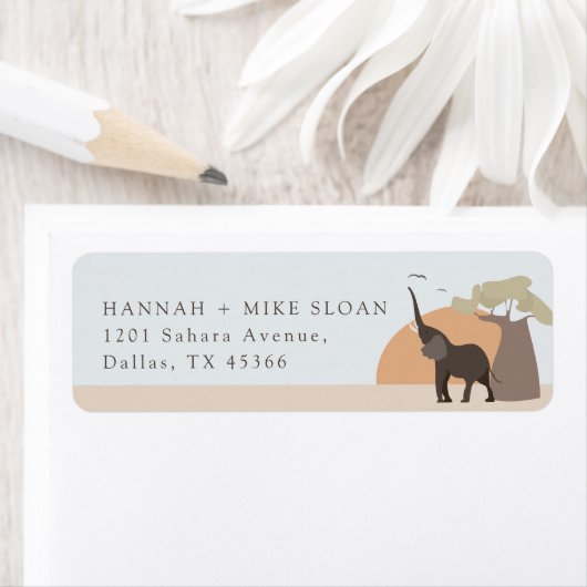 Een beetje pinda | Retouradres Safari Desert Etiket (Insitu)