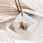 Een beetje pinda | Safari Desert Baby shower Boho Bedankjes Labels