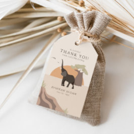 Een beetje pinda | Safari Desert Baby shower Favor Cadeaulabel