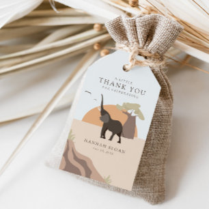 Een beetje pinda   Safari Desert Baby shower Favor Cadeaulabel