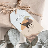 Een beetje pinda | Safari Desert Baby shower Favor Cadeaulabel