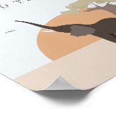 Een beetje pinda | Safari Woestijn Favorieten & Ve Poster (Hoek)