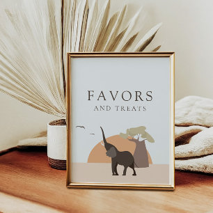 Een beetje pinda   Safari Woestijn Favorieten & Ve Poster