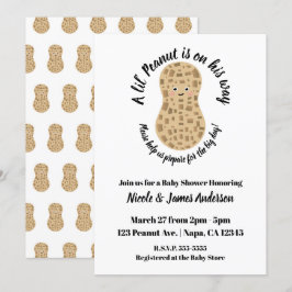 Een beetje pinda Schattigee grillige Unisex Baby s Kaart