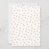 Een beetje pompoen baby douche uitnodigingen (Achterkant)