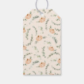 Een beetje pompoen Baby shower gunst dank je Cadeaulabel (Achterkant)