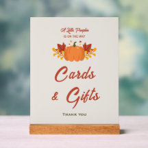 Een beetje pompoen Baby shower Kaarten & cadeaubor