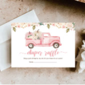 Een beetje Pompoen Baby shower Luier Raffle Ticket Informatiekaartje