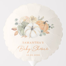 Een beetje pompoen bloemenboho rustiek Baby shower