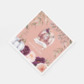 Een beetje pompoen bloemenfeest 1e herfst servet (Hoek)