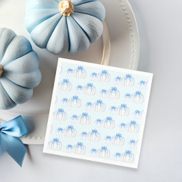 Een beetje pompoen boog Herfst jongen Baby shower Servet